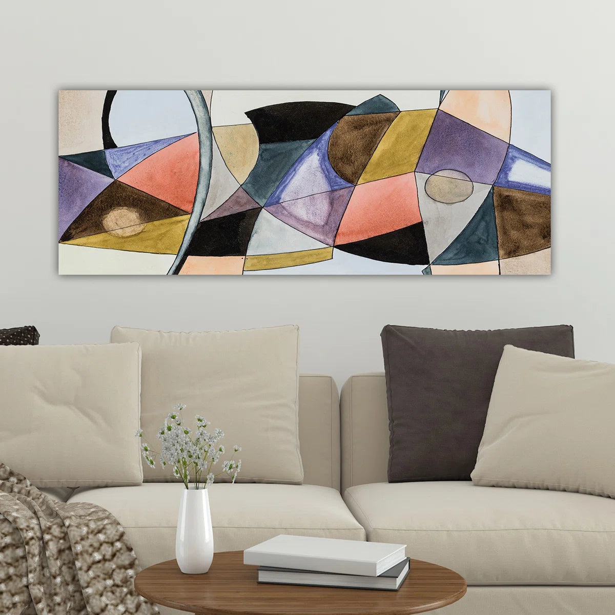 Stunning Decorative Canvas Painting, 11.8 x 31.5 inches