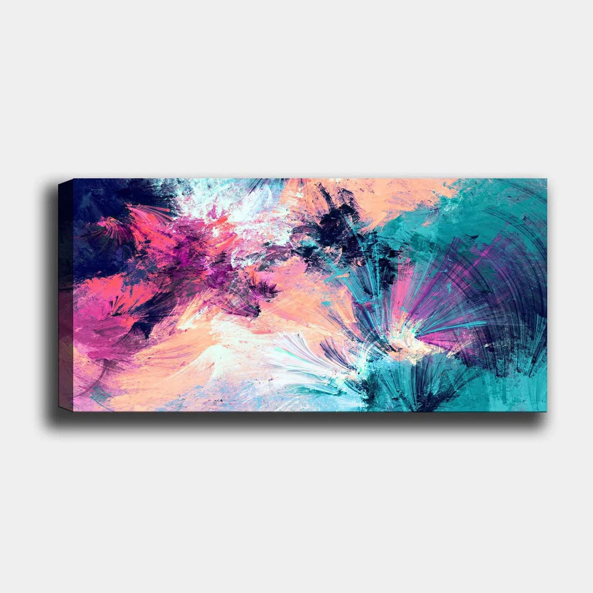 Stunning Decorative Canvas Painting, 19.7 x 47.2 inches | 100% Canvas, 100% Wooden Frame (Thickness: 1.2 inches) | Ideal for Living Room, Bedroom, and Office Decor | Vibrant Colors & Unique Design
