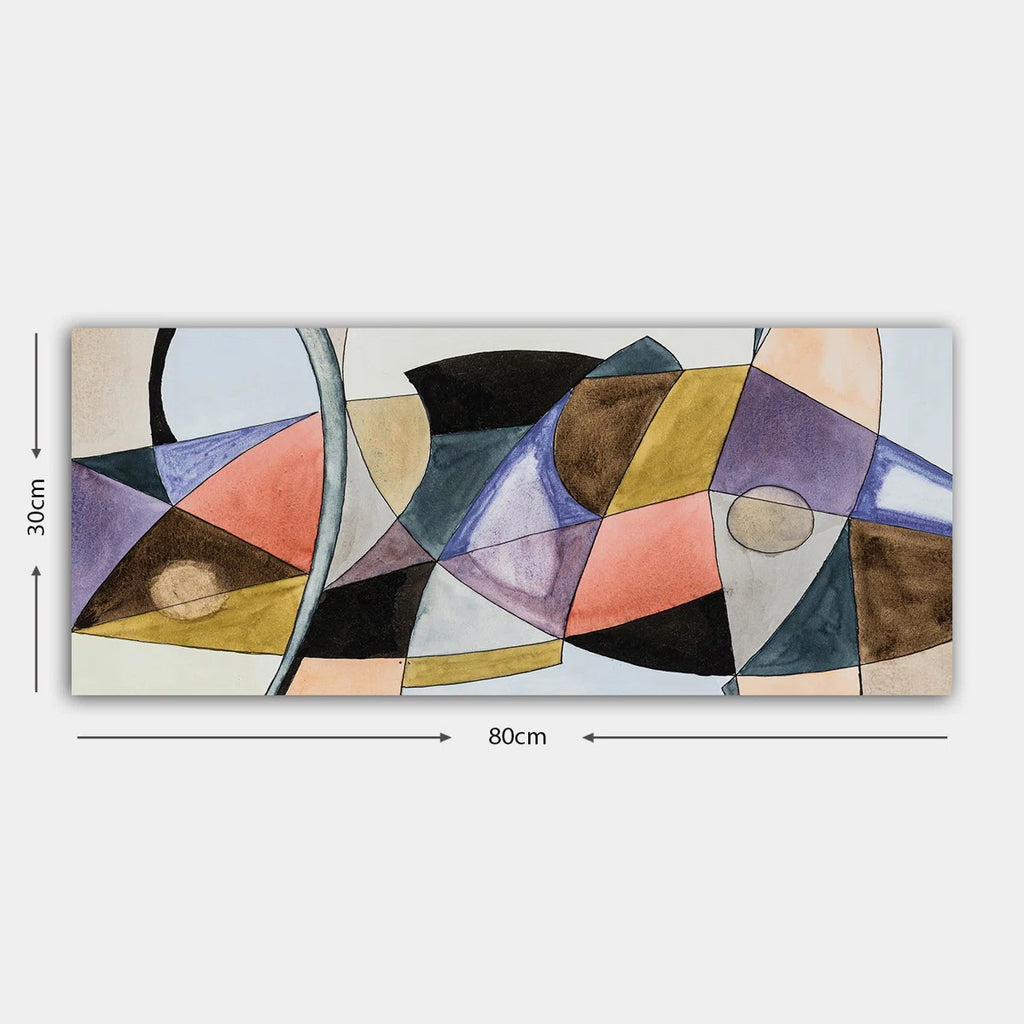 Stunning Decorative Canvas Painting, 11.8 x 31.5 inches